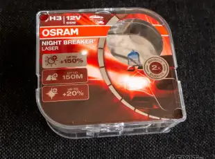 OSRAM H3 Night Breaker Laser +150 %, 2 ks