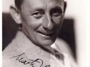 Vlasta Burian autogram, fotoateliér Balzar, krásný stav