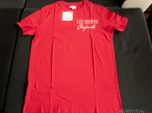 Tričko Lee Cooper, Červené triko, [L]