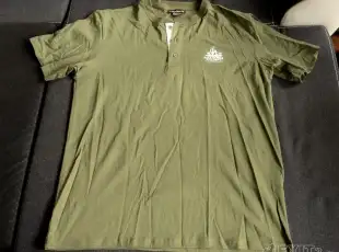 Tričko AtlasForMen, Zelené-Khaki triko, [XL]
