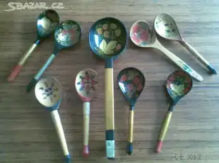 Dřevěné lžíce – sada velká a malé
